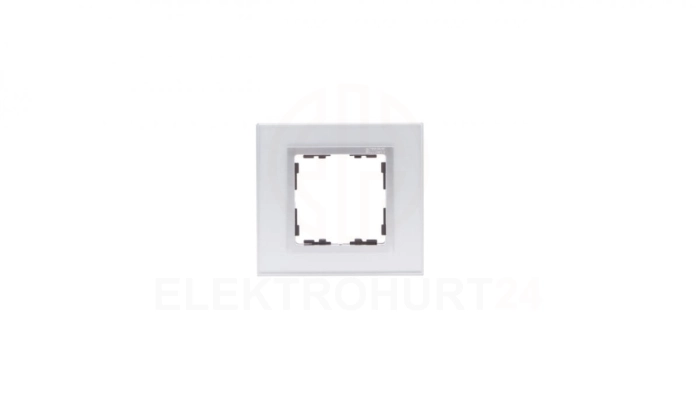 Simon 82 Ramka pojedyncza kamień srebro/ ramka pośrednia aluminium mat 82917-62