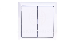 BIS Łącznik natynkowy świecznikowy biały ŁN-2B/00