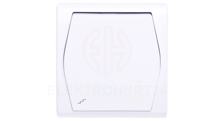 Hermes2 Łącznik schodowy biały IP44 ŁNT-2 1003-00