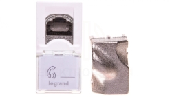 MOSAIC Gniazdo komputerowe pojedyncze RJ45 kat.6 STP białe 076563