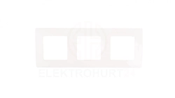 NILOE Ramka potrójna biała 665003