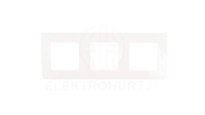 NILOE Ramka potrójna biała 665003