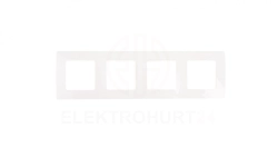 NILOE Ramka poczwórna biała 665004