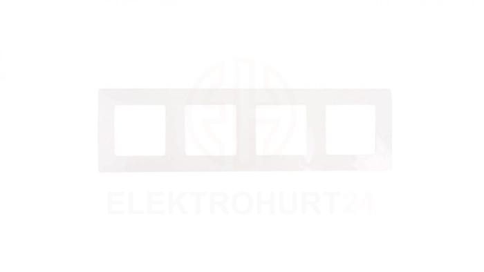 NILOE Ramka poczwórna biała 665004