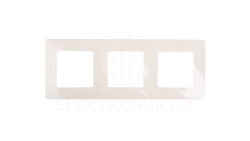 NILOE Ramka potrójna kremowa 665013