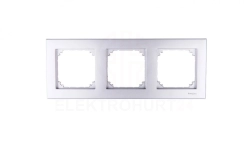 Merten M-Plan Ramka potrójna aluminium MTN486360