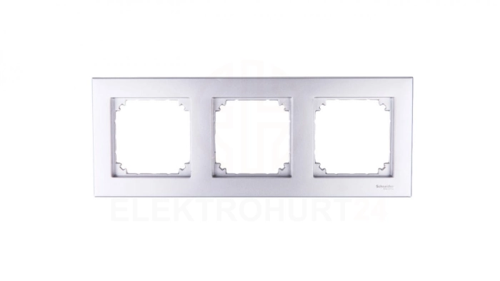 Merten M-Plan Ramka potrójna aluminium MTN486360