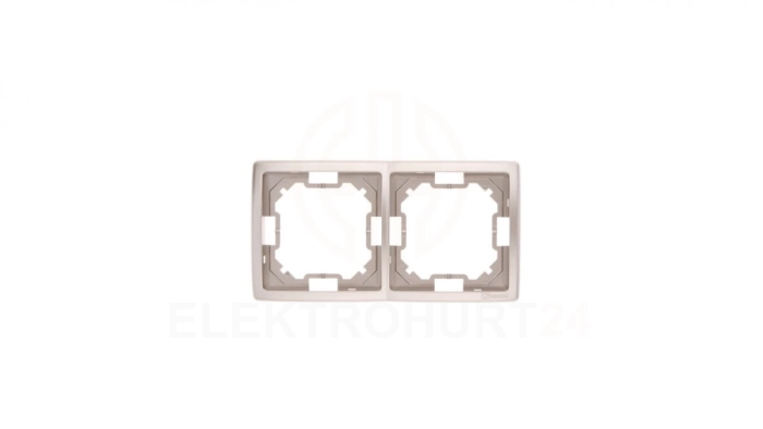 Simon Basic Standard Ramka podwójna uniwersalna satynowa BMR2/29