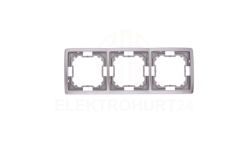 Simon Basic Standard Ramka potrójna uniwersalna stal inox BMR3/21