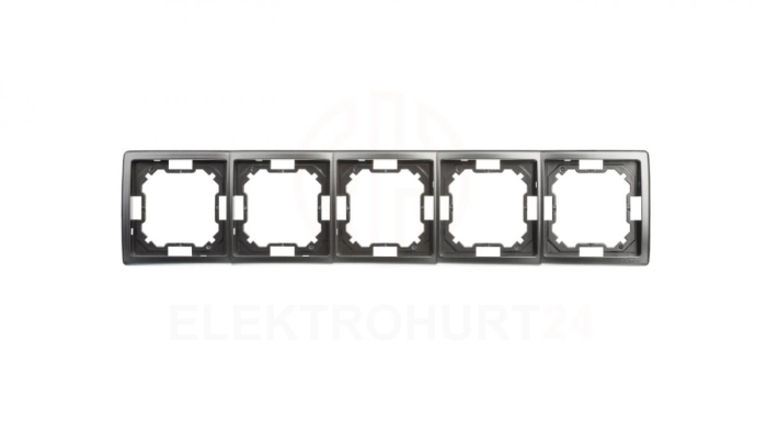 Simon Basic Standard Ramka pięciokrotna uniwersalna stal inox BMR5/21