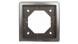 Simon Basic Standard Ramka bryzgoszczelna pojedyncza IP44 z uszczelką stal inox BMR1B/21