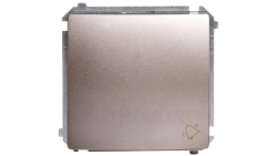 Simon Basic Przycisk /dzwonek/, szybkozłącza, satynowy BMD1.01/29