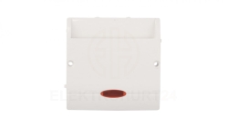 Simon Basic Łącznik hotelowy pojedynczy biały BMWH1.02/11