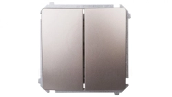 Simon Basic Łącznik świecznikowy z podświetleniem, szybkozłącza, satyna BMW5L.01/29