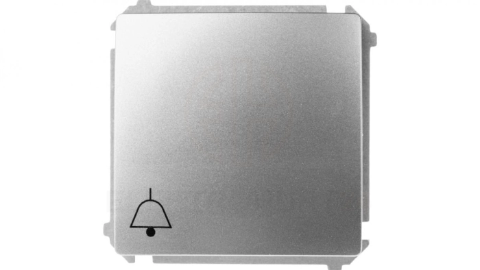 Simon Basic Przycisk /dzwonek/, szybkozłącza, stal inox BMD1.01/21