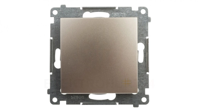 Simon 54 Łącznik krzyżowy, szybkozłącza, złoty mat DW7.01/44