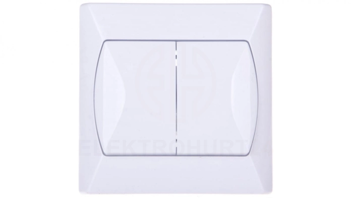 AKCENT Łącznik świecznikowy biały ŁP-2A/00