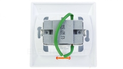 AKCENT Łącznik świecznikowy z podświetleniem biały ŁP-2AS/00