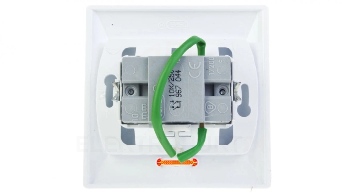 AKCENT Łącznik świecznikowy z podświetleniem biały ŁP-2AS/00