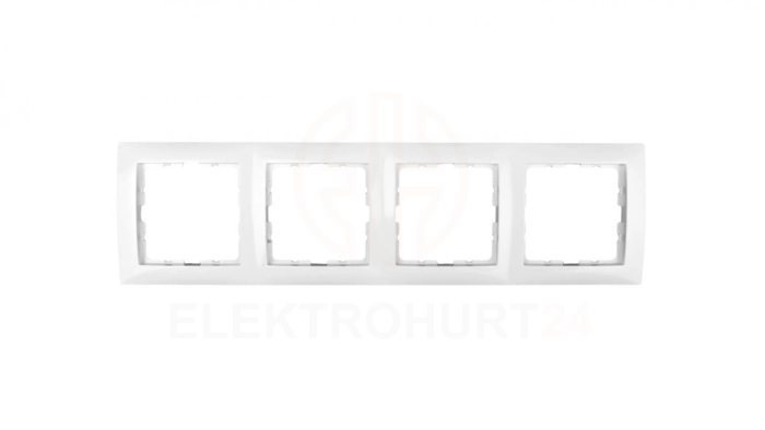 Berker/B.Kwadrat Ramka poczwórna śnieżnobiała 5310148989