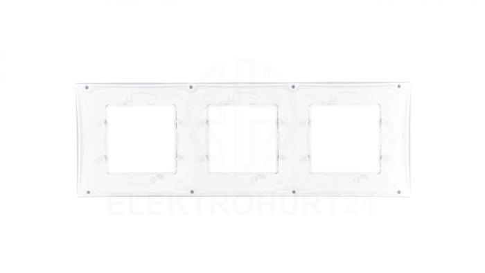 Unica Plus Ramka potrójna czarny pozioma MGU6.006.877