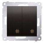 Simon 54 łącznik krzyżowy podwójny antracyt