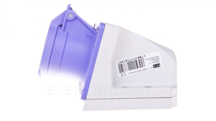 Gniazdo stałe 16A 3P 20-25V fioletowe IP44 163v