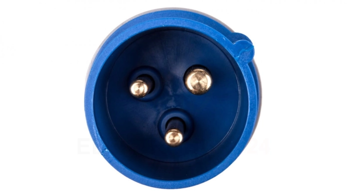 Wtyczka przenośna 16A 3P 230V niebieska IP44 TURBO SHARK 013-6TT