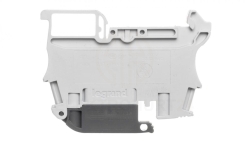 Złączka bezpiecznikowa 2,5mm2 szary 6.3A G 5x20 mm DIN 35mm 037181