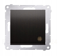 Kontakt SIMON 54 łącznik krzyżowy antracyt