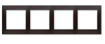 Simon 54 ramka poczwórna 4x antracyt DR4/48