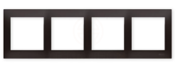 Simon 54 ramka poczwórna 4x antracyt DR4/48