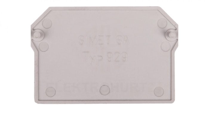 Przekładka dla złączek serii NOWA ZSG 1-6.0N, ZSG 1-10.0N T929 szara 17929302 /25szt./