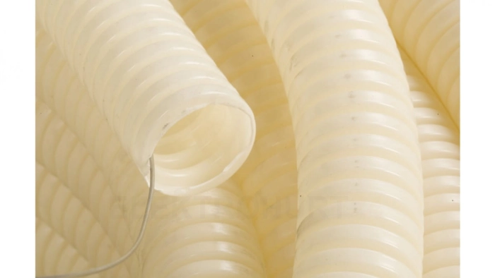 Rura karbowana z pilotem 25mm kolor naturalny 750N FK15/25F DX16325R /75m/