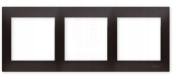 Simon 54 ramka potrójna 3x antracyt DR3/48