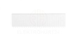 Zaślepka modułowa biała tworzywo 12-modułów S35S (możliwość wyłamywania co pół modułu) /10szt./