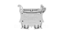 Złączka szynowa 2-przewodowa 6mm2 szara 037162