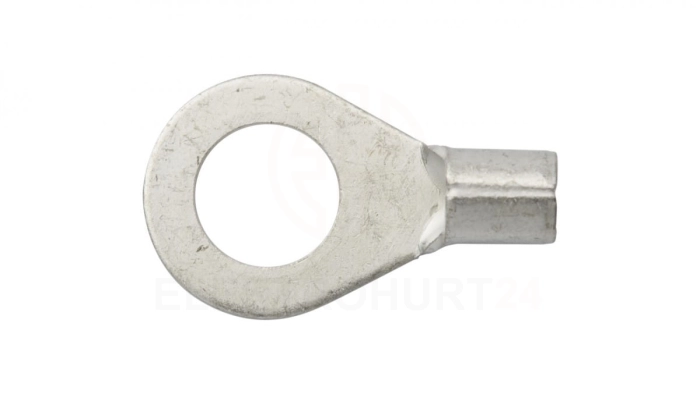 Końcówka oczkowa nieizolowana 10mm2/M10 cynowana KB10F10 (100szt.)