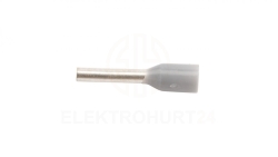 Końcówka tulejkowa izolowana TI 0,75mm2/8mm szara cynowana TI0,75L8 /100szt./