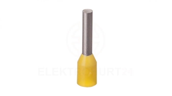 Końcówka tulejkowa izolowana TI 1mm2/8mm żółta cynowana TI1L8DE /100szt./