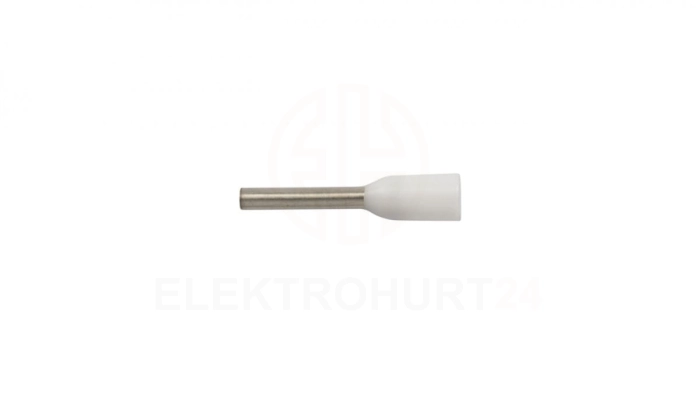 Końcówka tulejkowa izolowana TI 0,5mm2/8mm biała cynowana TI0,5L8 /100szt./