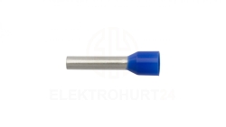 Końcówka tulejkowa izolowana TI 2,5mm2/12mm niebieska cynowana TI2,5L12 /100szt./