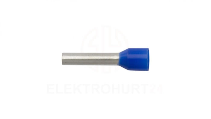 Końcówka tulejkowa izolowana TI 2,5mm2/12mm niebieska cynowana TI2,5L12 /100szt./