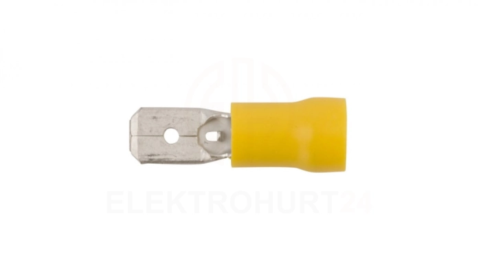Wsuwka izolowana WI 6,3-6/0,8 PCV E10KN-03020102701 /100szt./