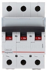 Legrand TX3 wyłącznik nadprądowy 3P B20A S303