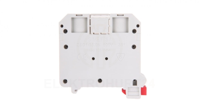 Złączka szynowa 2-przewodowa 35mm2 szara DIN ZSG 1-35.0Ns 11721312