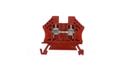 Złączka szynowa 2-przewodowa 2,5mm2 czerwona EURO 43408RD