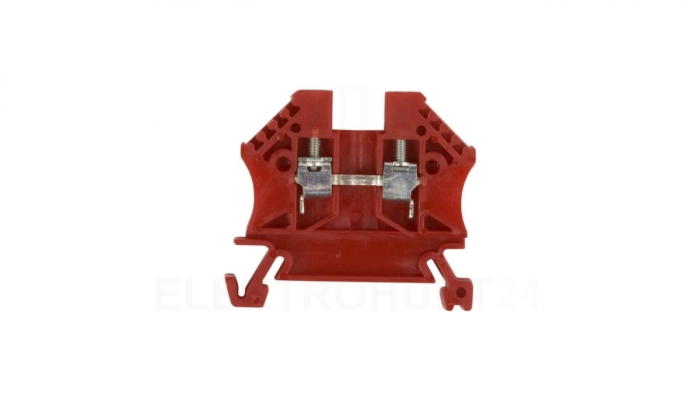 Złączka szynowa 2-przewodowa 2,5mm2 czerwona EURO 43408RD