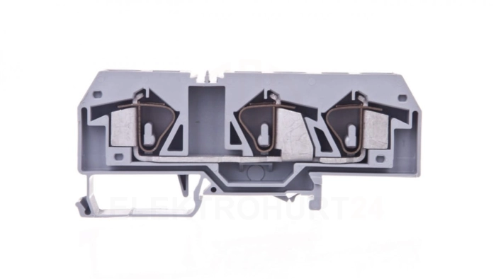 Złączka szynowa 3-przewodowa 16mm2 szara 283-671