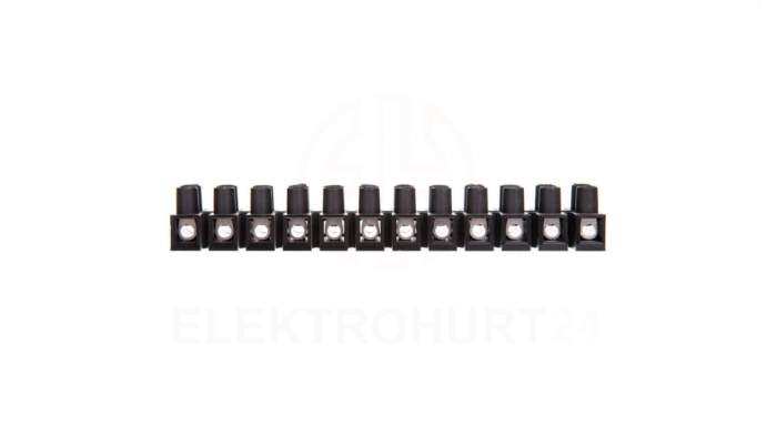Listwa zaciskowa 12-torowa 6 mm2 czarna LTA 12-6.0d 22412217